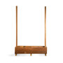 Hardhouten bak 144 x 40 x 40 cm